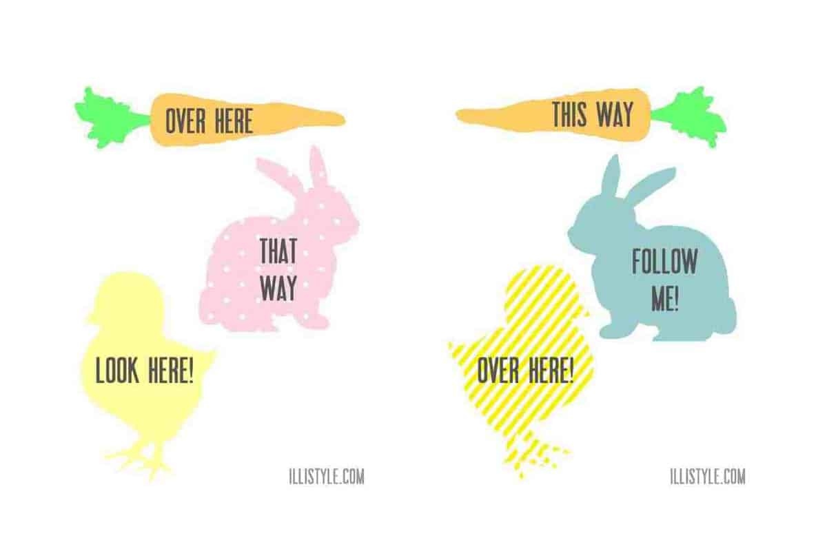 Easter Egg Hunt Printable Signs Easter Egg Hunt Printable Signs