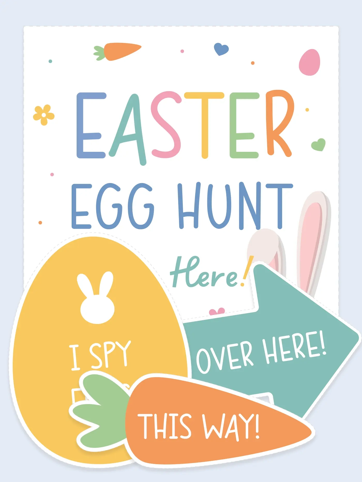 Easter Egg Hunt Signs