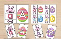 Easter Egg Letter Matching Printable
