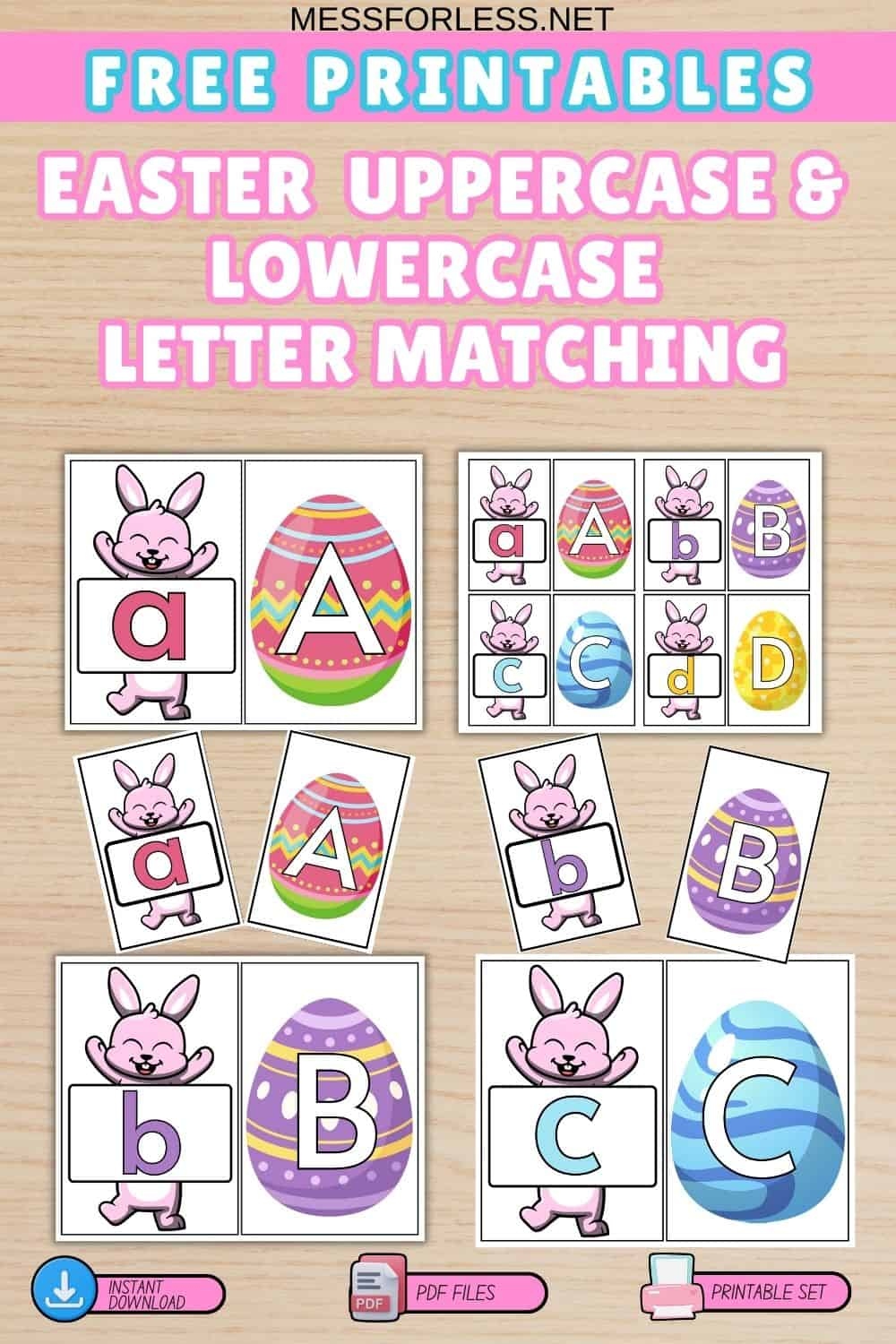 Easter Egg Letter Matching Printable Easter Egg Letter Matching Printable