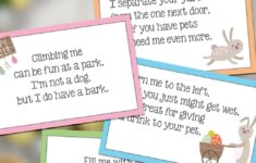 Easter Egg Scavenger Hunt With Clues