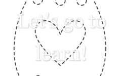 Easter Eggs Trace Color Worksheets 18
