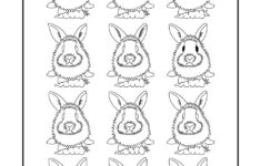 Easter Find Differencematch Printable Activity Pages