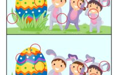 Easter Find The Difference Activities