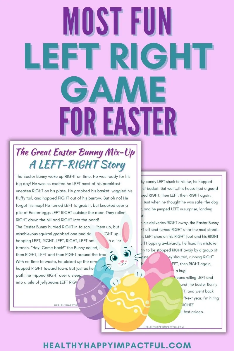 Easter Left Right Game
