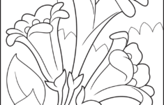 Easter Lilies Coloring Page