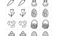 Easter Memory Game Free Printable For Kids