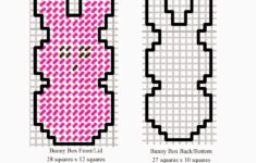 Easter Peeps Bunny Box Plastic Canvas
