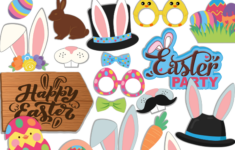 Easter Photo Booth Printable Props Photobooth Kit 22 Items Easter Decor Party Favors Easter Activity Crafts