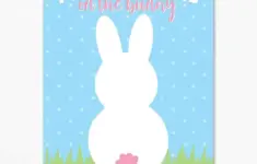 Easter Pin The Tail On The Bunny Game