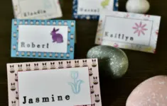 Easter Place Cards With Free Printables