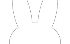 Easter Rabbit Coloring Page Free Printable Bunny Template