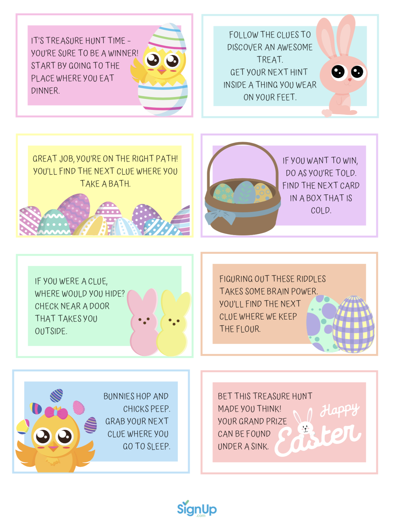 Easter Scavenger Hunt At Home Easter Scavenger Hunt At Home