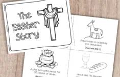 Easter Story Mini Book Easter Story