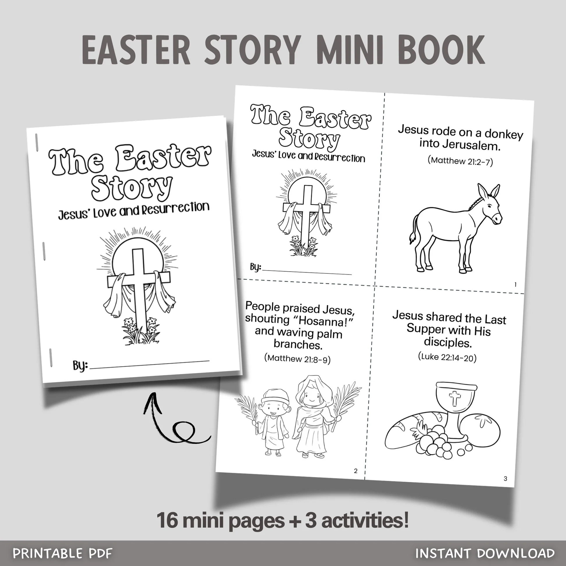 easter printable booklet easter printable booklet