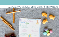 Easter Story Snack Mix Free Printable