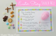 Easter Story Snack Mix Free Printable