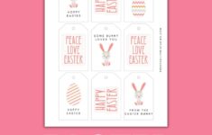 Easter Tags Printable Free
