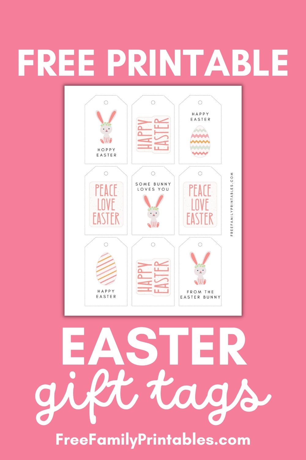 Easter Tags Printable Free Easter Tags Printable Free