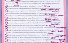 Easter Trivia