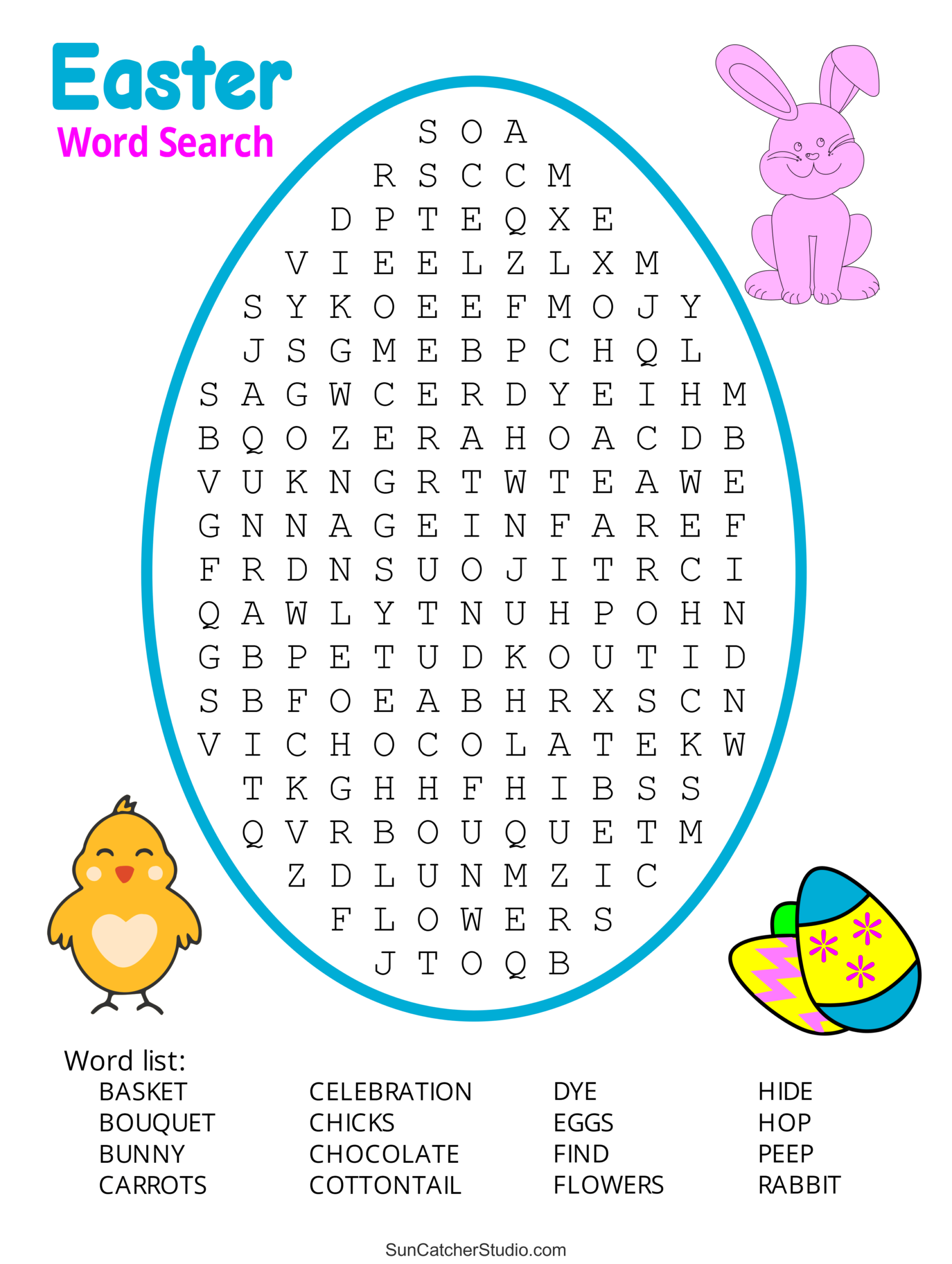 Easter Word Search Easter Word Search