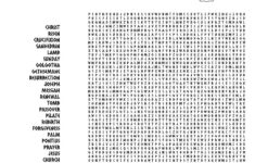 Easter Wordsearch