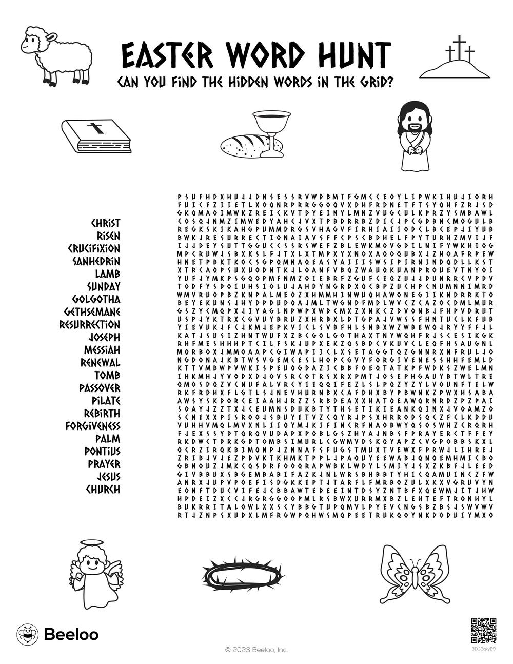 Easter Wordsearch