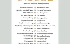 Easter Would You Rather Game Printable 59399