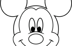 Easy Mickey Mouse Face