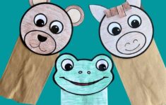 Easy Paper Bag Puppets For Kids