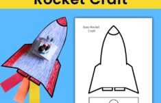 Easy Rocket Craft For Preschoolers Free Template