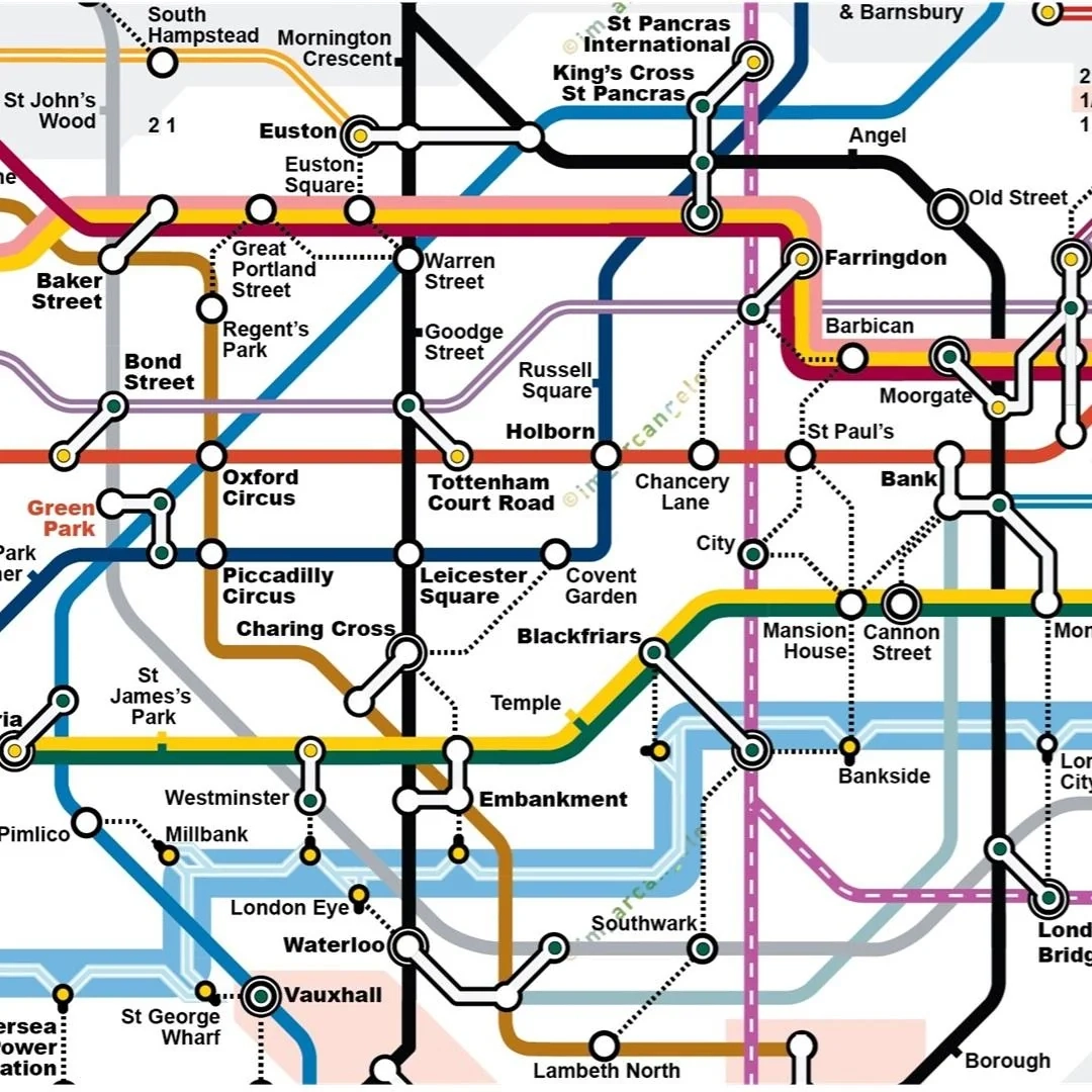 Easytoread Tube Map April 2025 Edition Features