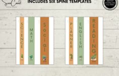 Editable Binder Covers Spines Printable Binder Covers Elementary School Teacher Back To School