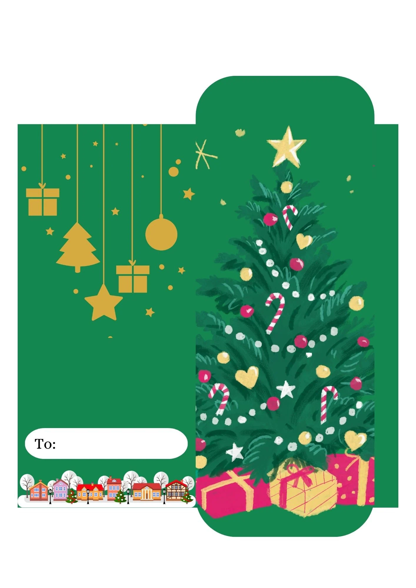 Editable Christmas Money Envelopes Canva