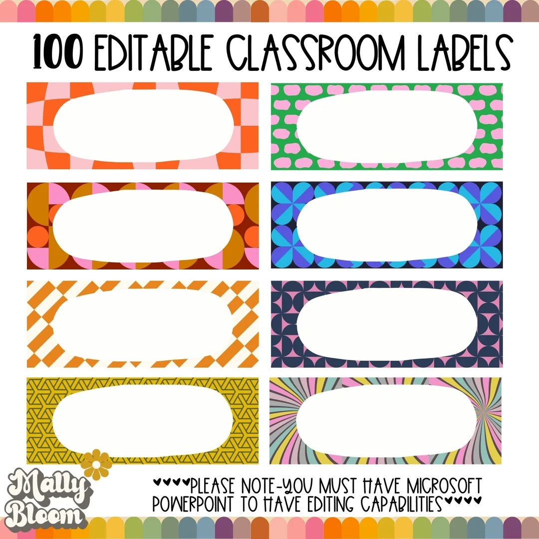 Editable Classroom Labels Classroom Editable Classroom Labels Classroom