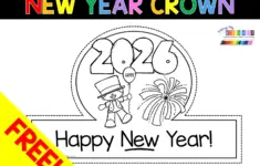 Editable Crowns And Hats Birthday Name Free New Year Hat