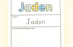 Editable Cut And Paste Build Your Name Worksheets