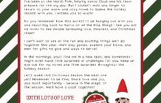 Editable Elf Letter
