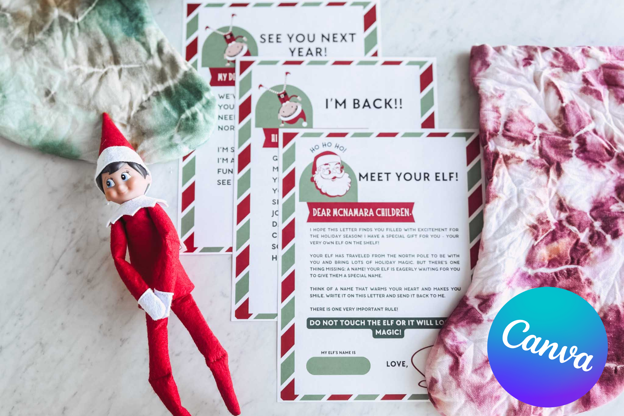Editable Elf On The Shelf Letters Editable Elf On The Shelf Letters