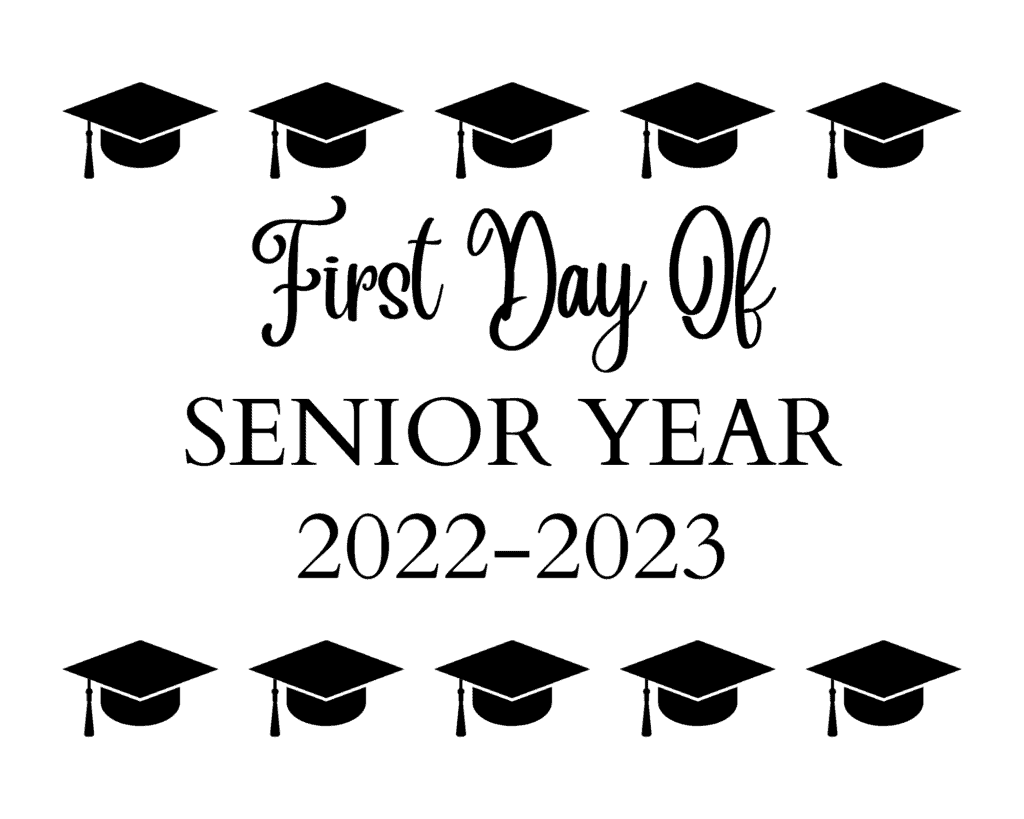 Editable First Day Of School Sign Free Printable