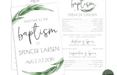 Editable Lds Baptism Program Template