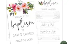 Editable Lds Baptism Program Template