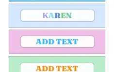 Editable Name Tags Printable