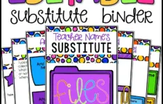 Editable Substitute Binder 2