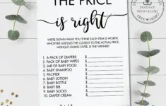 Editable Template The Price Is Right