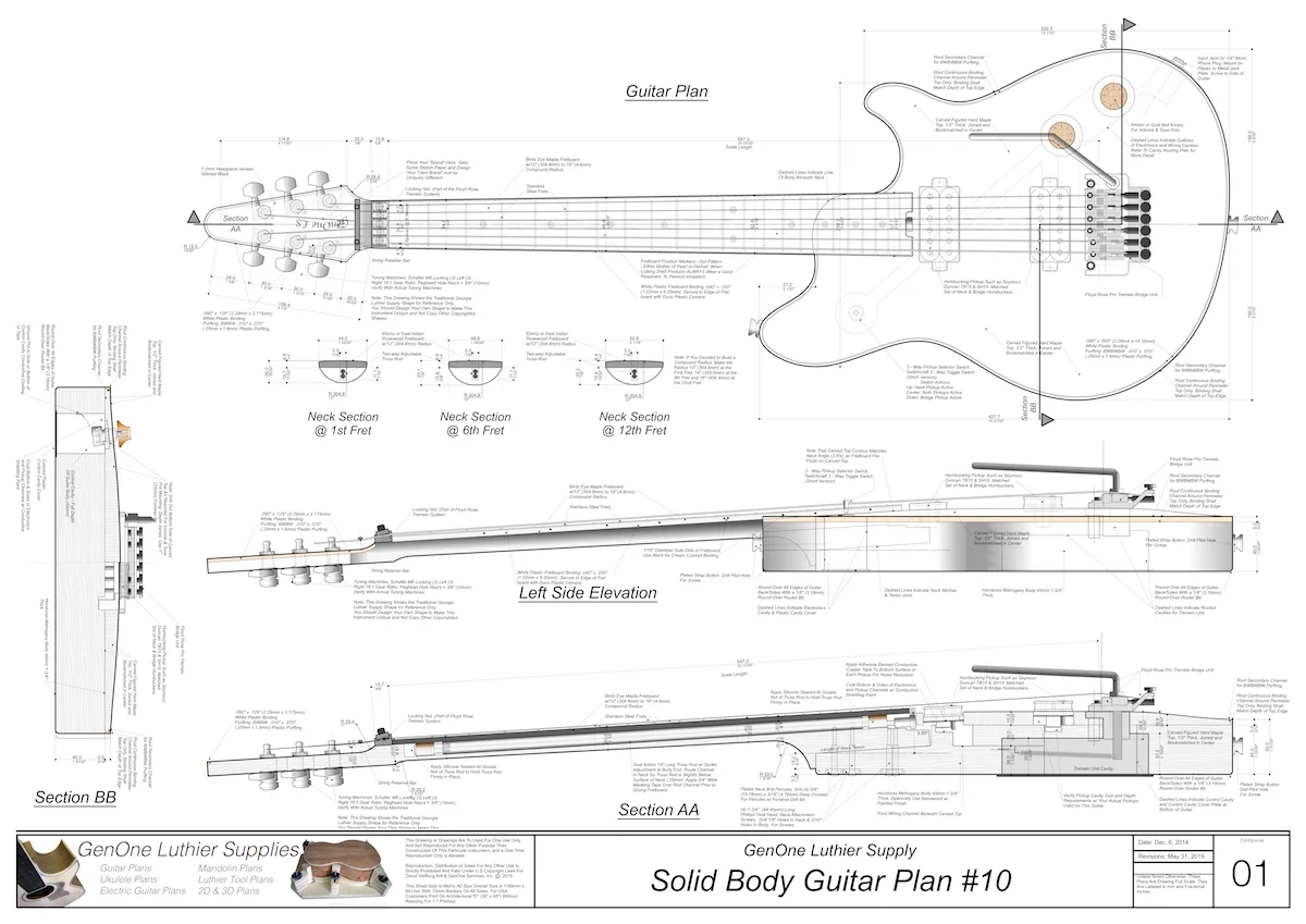 free guitar building templates free guitar building templates