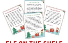 Elf On The Shelf Letter