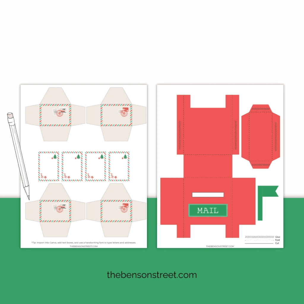 Elf On The Shelf Mailbox And Letters Printable Elf On The Shelf Mailbox And Letters Printable