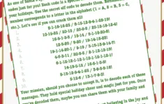 Elf On The Shelf Secret Message Printable