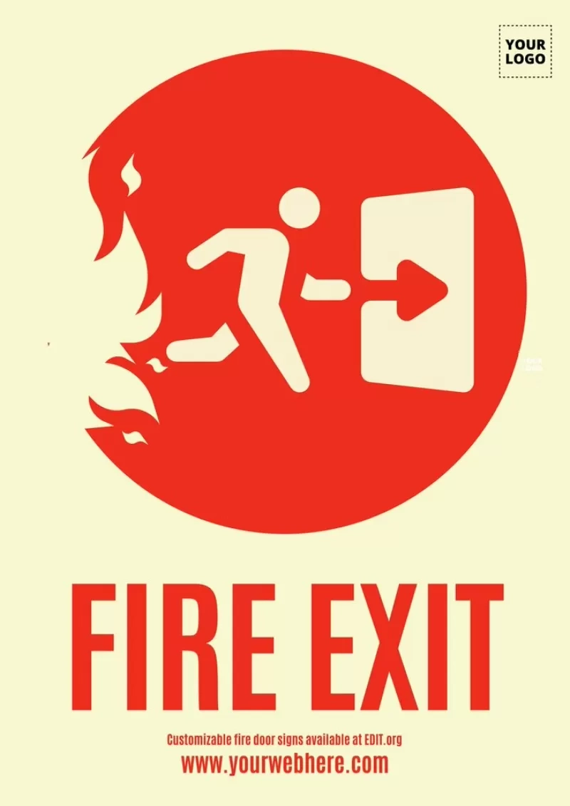 free printable exit sign template free printable exit sign template